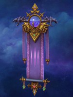 Violet Wizard Warbanner Violet Wizard Warbanner
